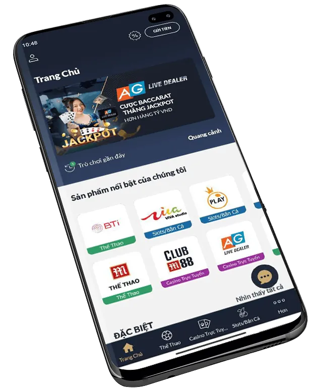 Giao diện Gamebet